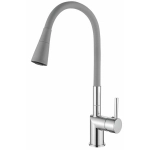 Смеситель для кухни LOFFREY LF84755-89, с гибким изливом, серый