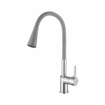 Смеситель для кухни LOFFREY LF84755-89, с гибким изливом, серый
