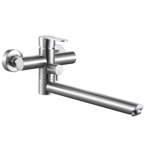 Смеситель для ванны Wasser Zimmer ZM-7761-16A матовый хром, длинный излив, SUS304 (12)