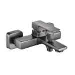 Смеситель для ванны GROSS AQUA 2510880GM Edge графит с коротким изливом