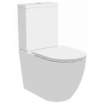 Унитаз напольный безободковый торнадо Watersense Milana Vortex W00744 микролифт 63х39х84 см.
