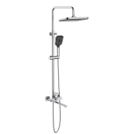 Душевая стойка SAVOL S-DG1145A со смесителем, лейкой и тропическим душем, хром (4)