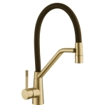 Смеситель для кухни Fmark FS0352C матовое золото, черный (6)