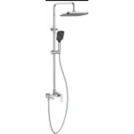 Душевая стойка SAVOL S-DG2345A со смесителем, лейкой и тропическим душем, хром (4)