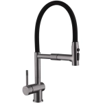 Смеситель для кухни Fmark FS0152Q графит, черный (6)