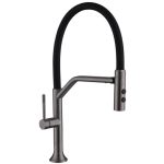 Смеситель для кухни Fmark FS0052Q графит, черный (6)