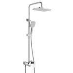 Душевая система Shevanik S4136 верхний душ, лейка, хром (3)